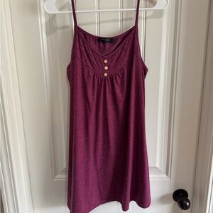 Berry Camisole with Button Accents